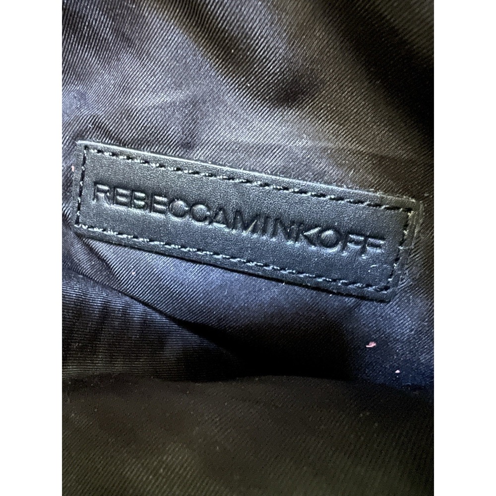 Rebecca Minkoff Genuine Leather Red Crossbody/Clutch Bag Adjustable Strap Zip - Picture 6 of 6